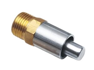 Pig feed drink humidifier nipple 1/2 with 12 mm pin stainless steel brass FDA-000025