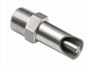 Automatic 1/2" nipple drinker for piglets in stainless steel, model FDA-000016E