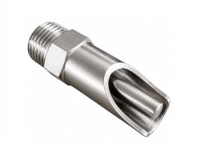 Automatic 1/2" nipple drinker for finishing pigs in stainless steel, model FDA-000012E
