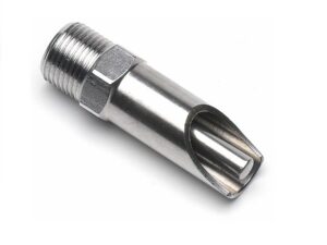 3/8 inch automatic nipple drinker for piglets in stainless steel, model FDA-000011E