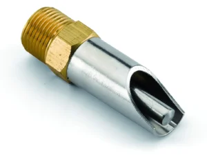 AAbbeveratoio a succhiotto per suini in ottone vista laterale