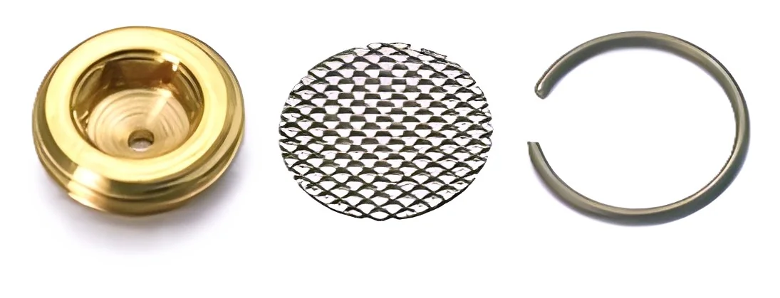 Valvola in ottone per abbeveratoio a succhiotto per suini