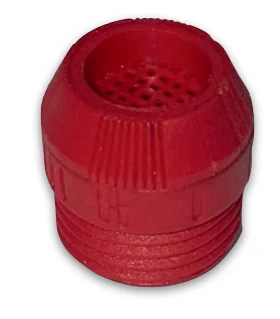 Adjustable plastic valve with filter for pig drinker