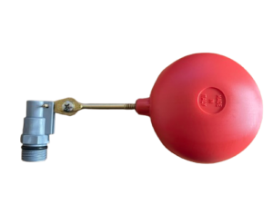 Adjustable float valve FAR16P for livestock drinkers