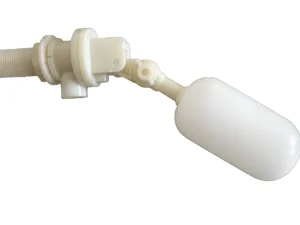 Livestock drinker float valve with integrated prefilter