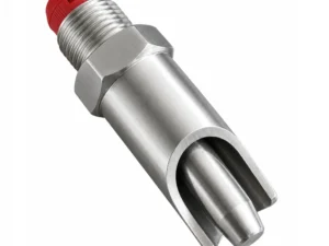 Adjustable valve high flow 1/2" nipple drinker for sows and finishing pigs with larger pin in stainless steel, model FDA-000013EP12TP