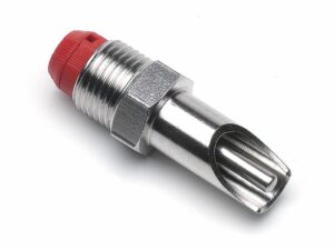 Stainless steel 1/2 inch nipple drinker for piglets with plastic pin, FDA-000016ETP