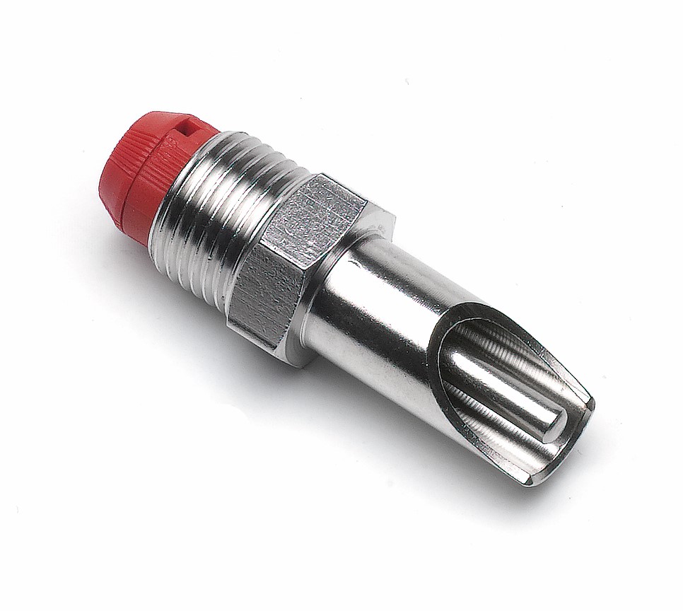 Stainless steel 1/2 inch nipple drinker for piglets with plastic pin, FDA-000016ETP