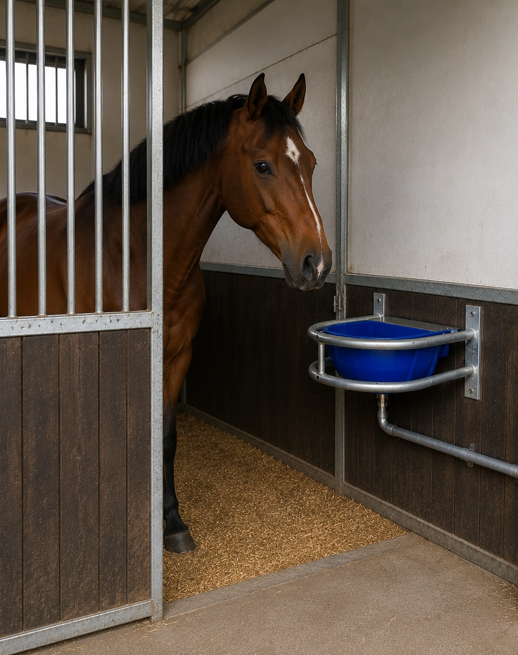 Staffa protettiva FAR26 per abbeveratoio cavalli – horse drinker protective guard