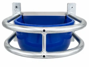 Protezione antimorso FAR26 per abbeveratoio – front view galvanized steel guard