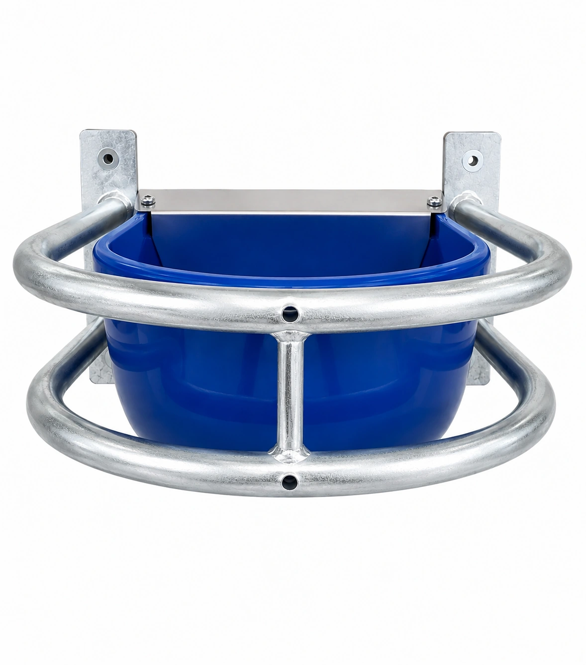 Protezione antimorso FAR26 per abbeveratoio – front view galvanized steel guard
